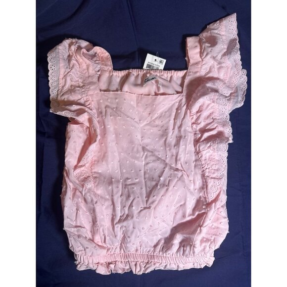 Epic Threads Big Girls All Over Print Woven Top, Size M - Picture 2 of 4